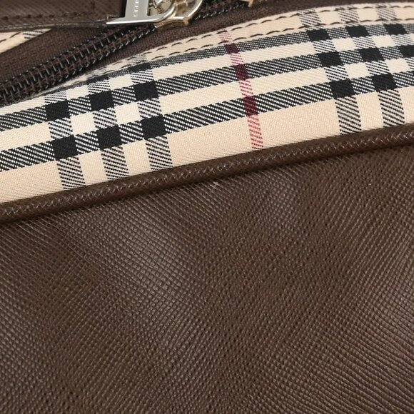 Burberry Beige Brown Burberry Check 2way Handbag - Picture 3 of 10